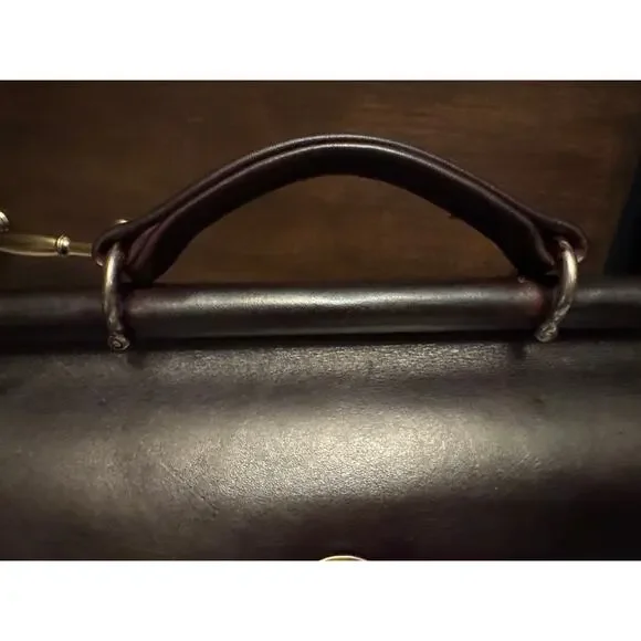 Vintage Coach City Willis Rare Mahogany Bag Restored - Picture 4 of 10